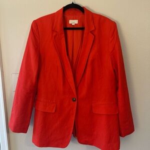 LOFT Women's Red Blazer